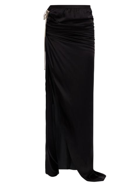 Rick Owens Women's Edfu Fluid Maxi Skirt - Black