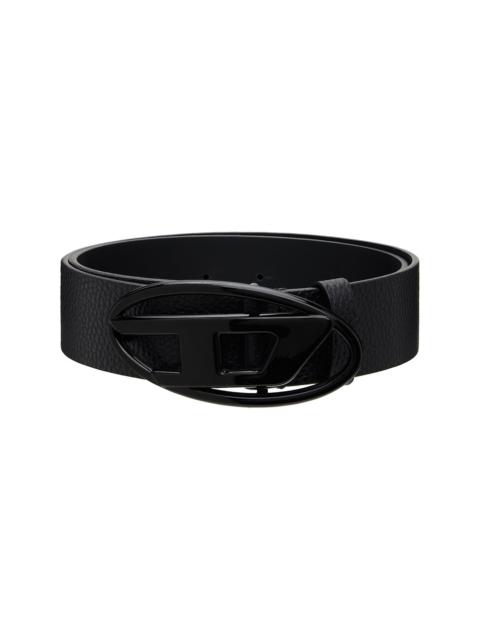Diesel Black 4cm Leather Belt