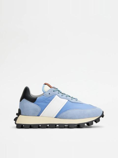 Tod's SNEAKERS TOD'S 1T IN SUEDE AND FABRIC - LIGHT BLUE