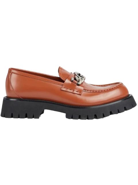 GUCCI Gucci Interlocking G Loafers Brown