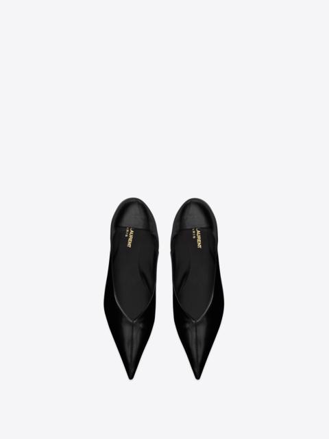 SAINT LAURENT nour slippers in leather