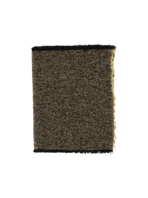 Faliero Sarti Resky herringbone-pattern scarf
