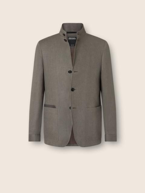 ZEGNA OASI LINO IL CONTE JACKET