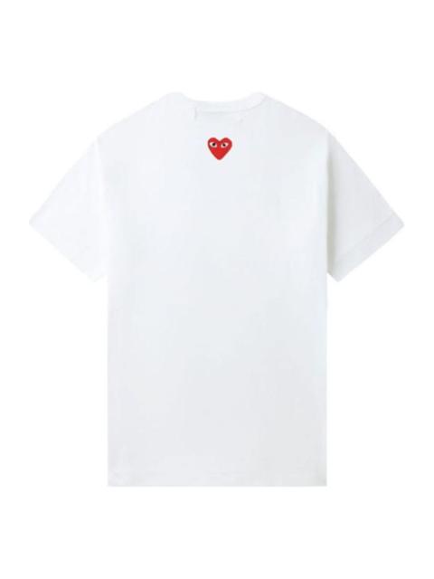 Comme des Garçons PLAY COMME des GARCONS PLAY SS25 Heart Back Emblem T-Shirt 'White' AX-T340-051-3