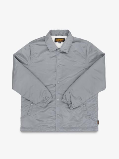 Iron Heart IHJ-160-GRY-NP 4.8OZ NYLON COACH JACKET - GREY - NO PATCH