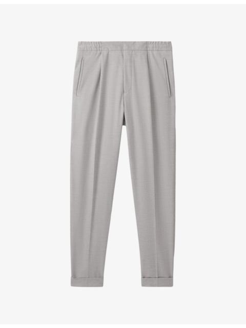 REISS Brighton relaxed-fit tapered woven trousers