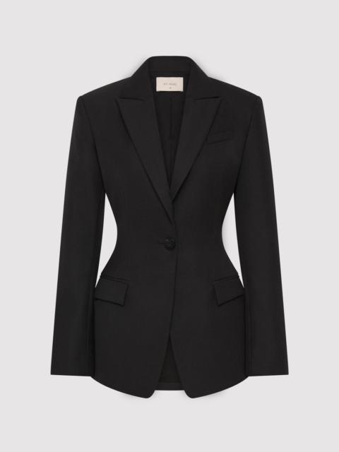 ST. AGNI Contour Blazer - Black