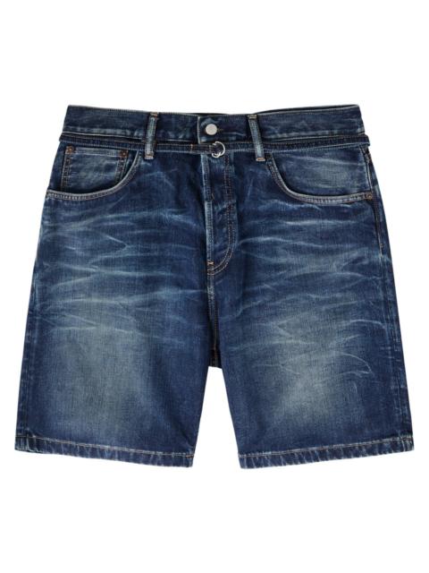 Acne Studios Roland belted denim shorts