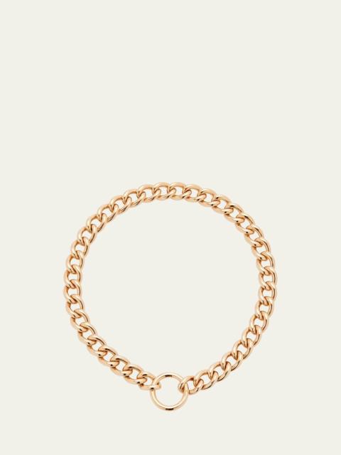 Pomellato 18K Rose Gold Catene Circle Clasp Necklace