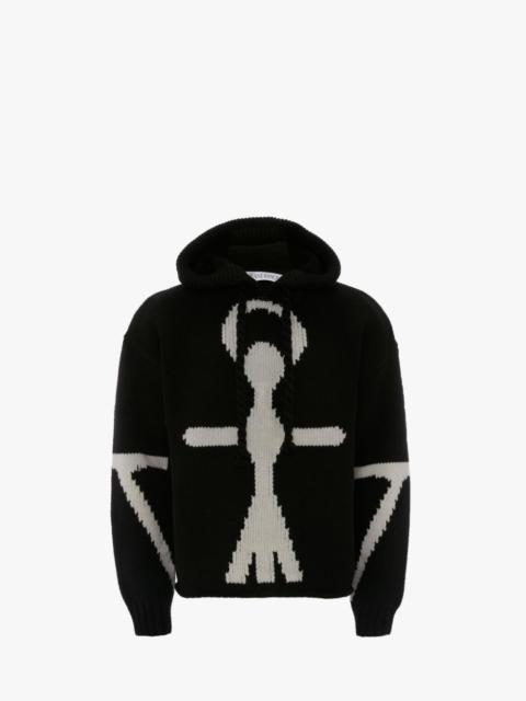 JW Anderson JWA ANCHOR LOGO HOODIE