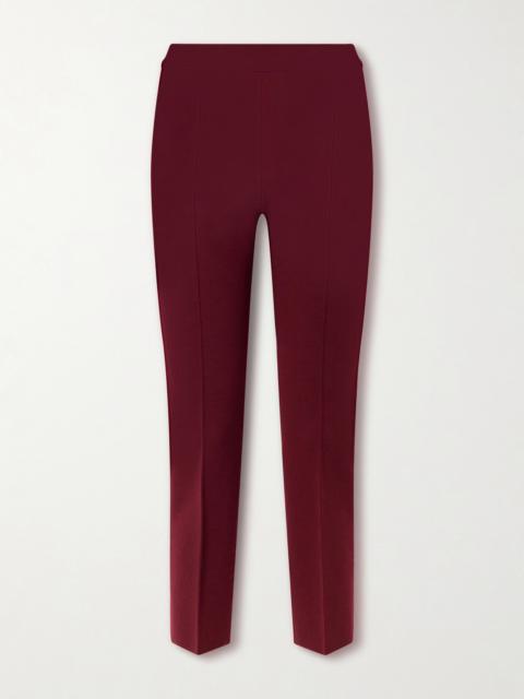 HIGH SPORT Louis Cropped Stretch Wool-blend Slim-leg Pants