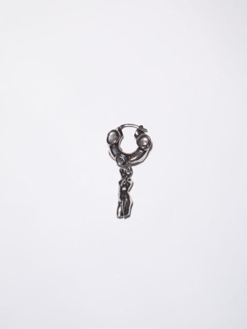 Acne Studios Charm earring - Antique Silver