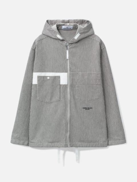 Stone Island MARINA HOODED STRIPE SHIRT