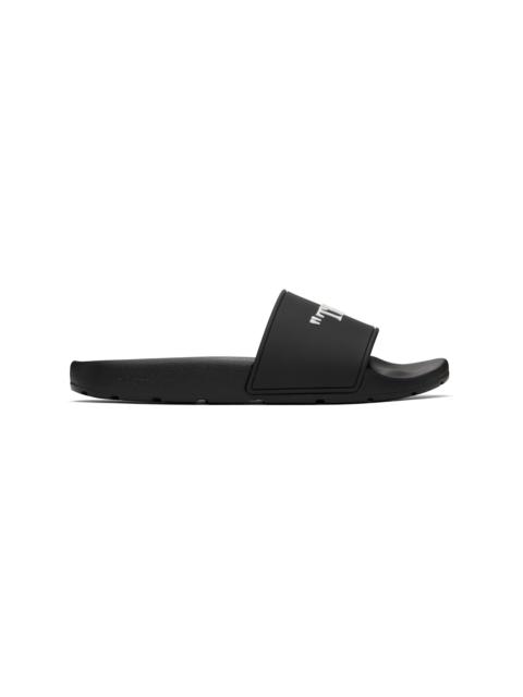 Off-White Black 'This That' Pool Slides