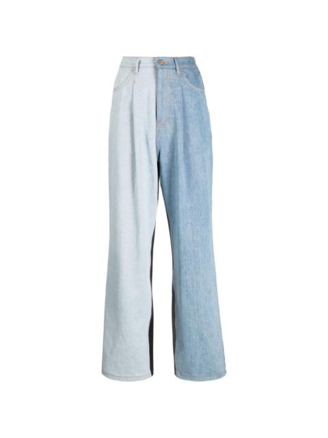 ADER error patchwork wide-leg jeans