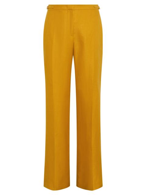 GABRIELA HEARST Vesta Flare Pant in Golden Birch Linen Twill