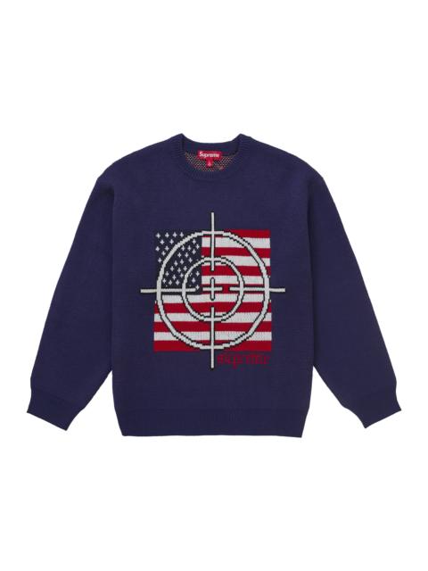 Supreme Supreme Target Sweater Navy