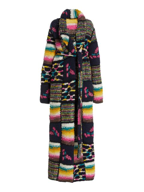 GABRIELA HEARST Greta Patchwork Coat in Welfat Cashmere