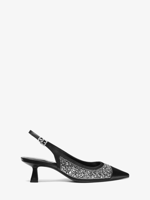 MICHAEL KORS Amali Embellished Slingback Pump