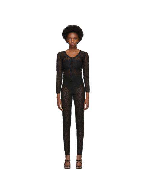 diotima Black Lace Jumpsuit