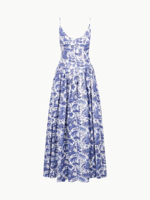 残り僅か！【STAUD】CALLUNA DRESS BLUE ROSE Staud Calluna Dress in Blue Rose | Pickle