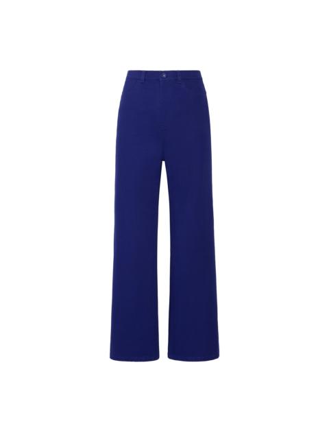 LAPOINTE Cotton Twill Wide Leg Jean