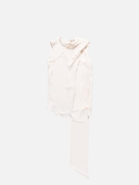 Acne Studios Silk sleeveless blouse - Marble White