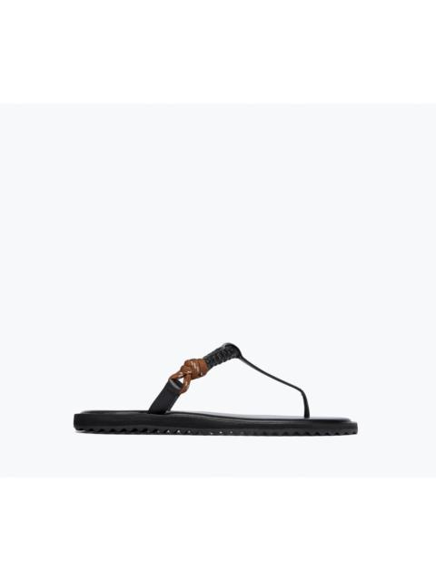 FRĒDA SALVADOR SELAH ROPE THONG SANDAL