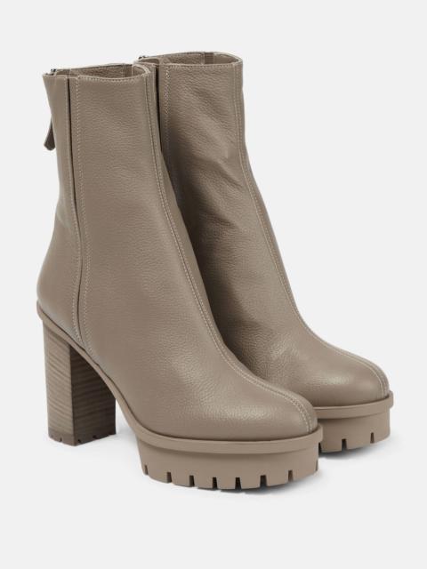 Francoise leather ankle boots