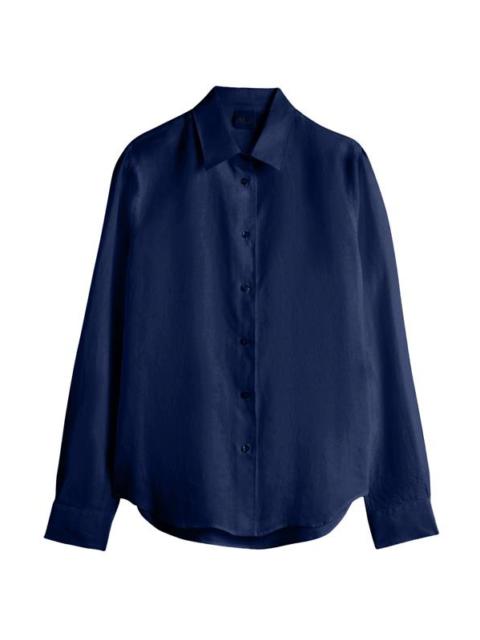 Aspesi Long Sleeve Button Shirt - Navy