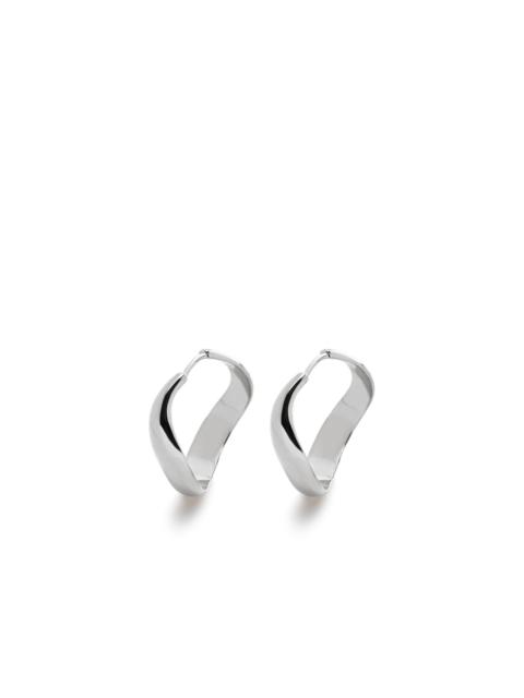 MONICA VINADER medium Swirl hoop earrings
