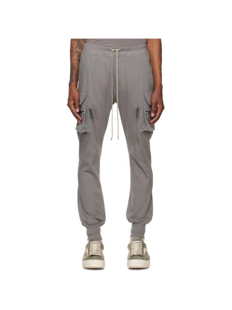 Rick Owens Gray Tower Mastodon Cargo Pants