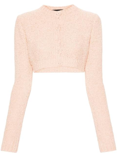 FABIANA FILIPPI bouclÃ© cropped cardigan