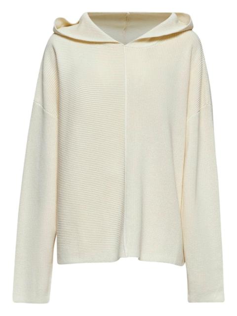 Studio Nicholson ribbed-knit hooded sweater