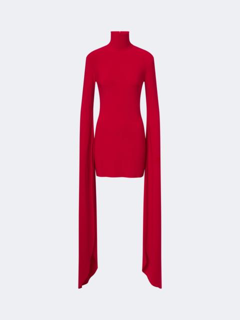 NORMA KAMALI Turtleneck jersey minidress