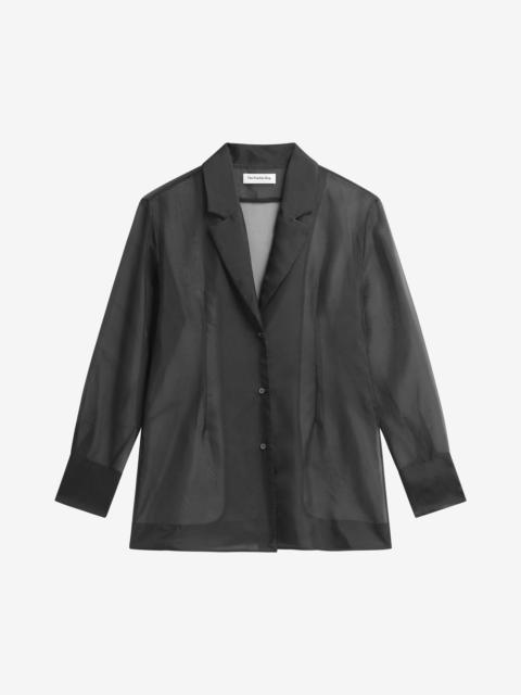 The Frankie Shop Lise Sheer Blazer - Black