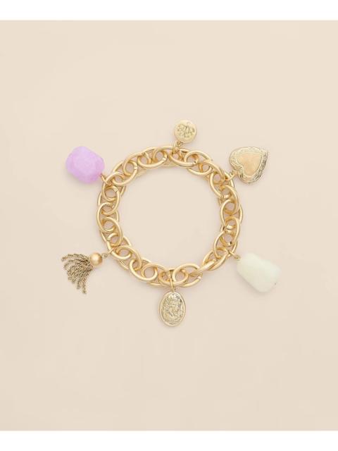 Brooks Brothers Gold-Tone Charm Bracelet