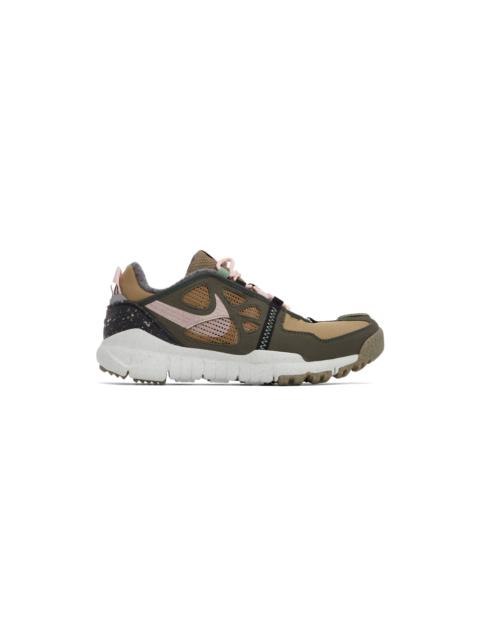 Nike Green & Pink Free Terra Vista Sneakers