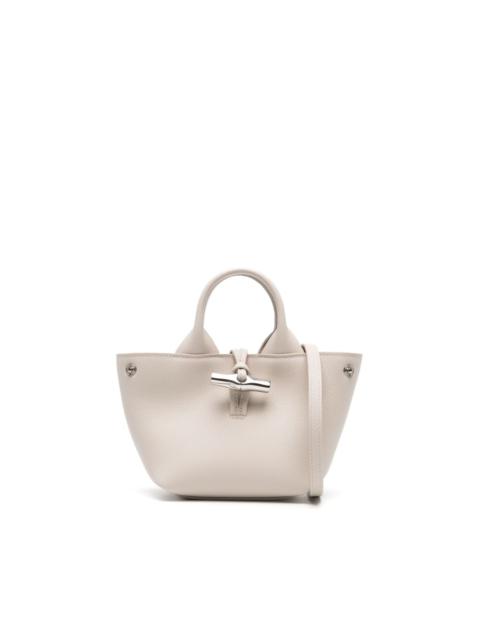 Roseau XS leather tote bag