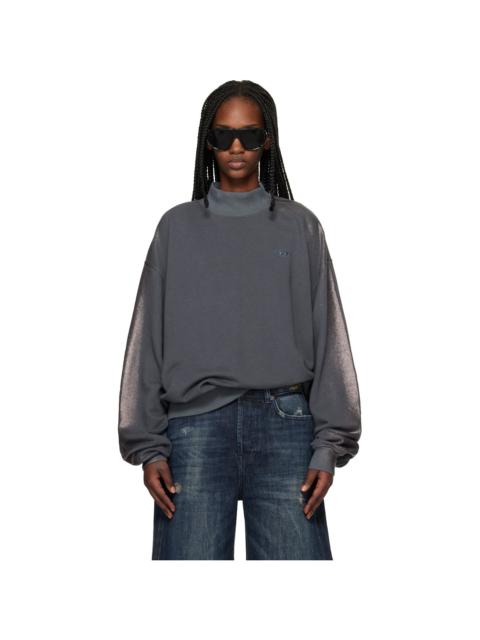 Diesel Gray F-Alexan-S1 Sweatshirt