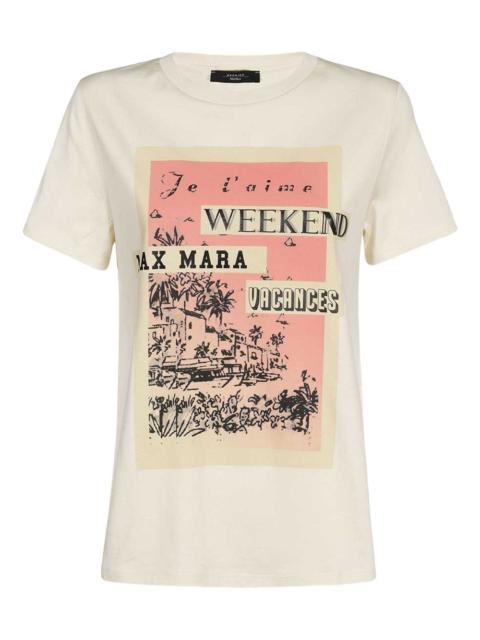WEEKEND Max Mara graphic-print cotton T-shirt