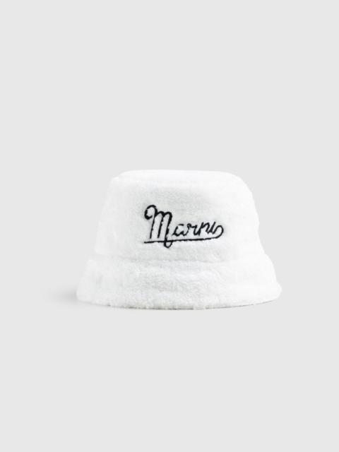 Marni Marni – Terry Logo Bucket Hat White