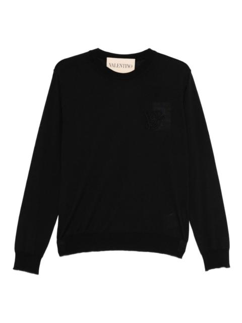 Valentino embroidered-logo T-shirt