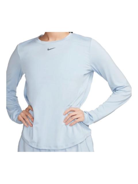 Nike (WMNS) Nike One Classic Dry Fit Long Sleeve Top 'Light Armory Blue' FN2802-440