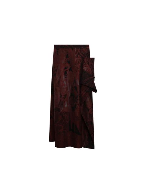 Y's Drape Midi Skirt