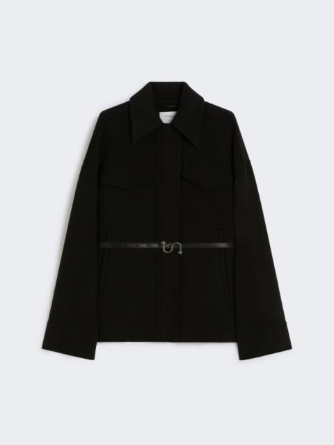 Sportmax Double-faced wool pea coat