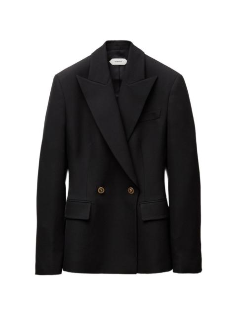 VERSACE Grain de poudre wool blazer