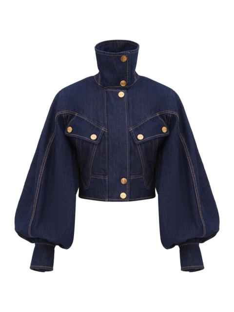Zimmermann LUNA DENIM UTILITY BOMBER