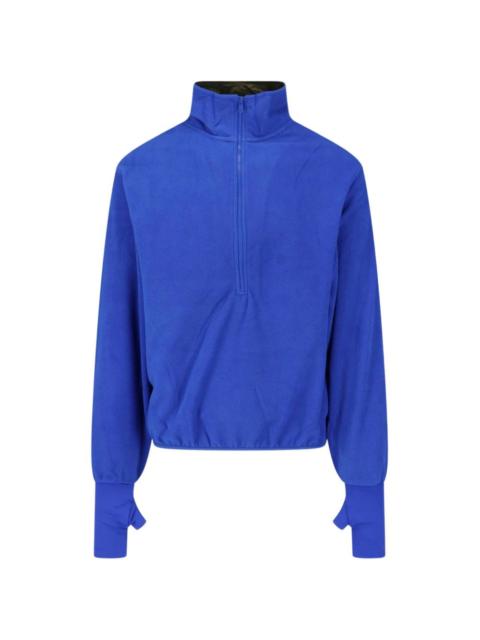 entire studios half-zip fleece sweatshirt