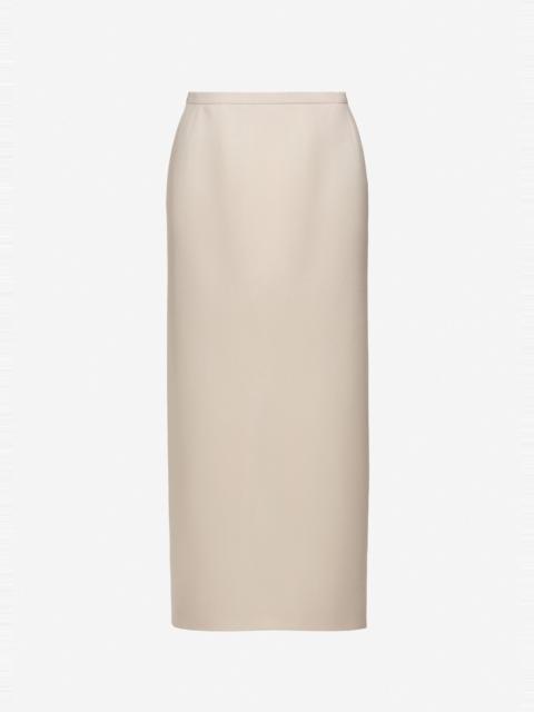 MAGDA BUTRYM Seamless pencil skirt in cream